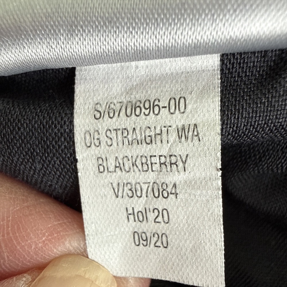 OLD NAVY LADIES BLACK HIGH RISE O.G. STRAIGHT JEANS SIZE 0, SECRET SLIM POCKETS - Picture 8 of 8